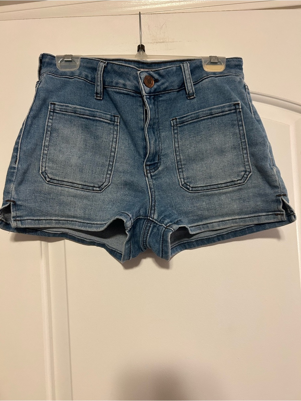 Denim Short Shorts - 11/30W